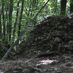 pozostałości zamku górnego